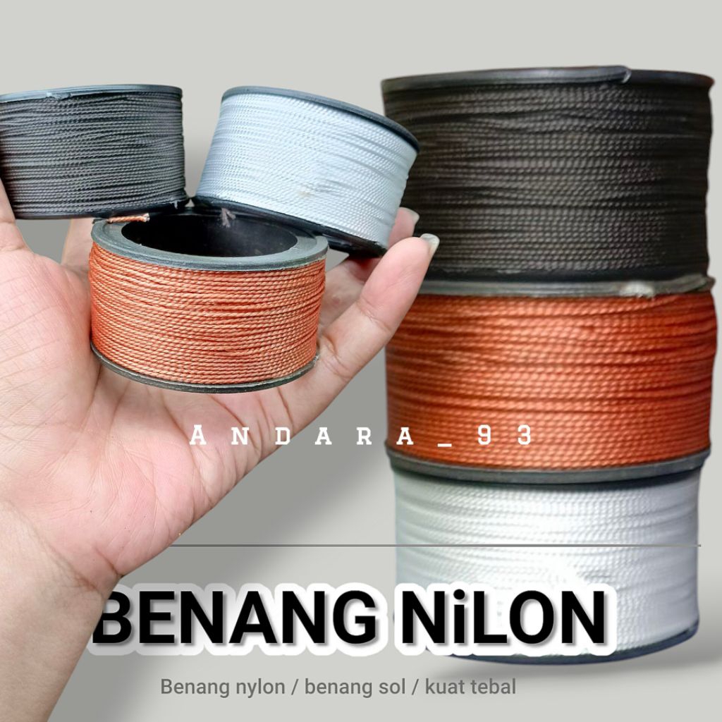 BENANG NYLON BENANG SOL BENANG NILON KUAT TEBAL BENANG JAHIT SEPATU BENANG SERBAGUNA