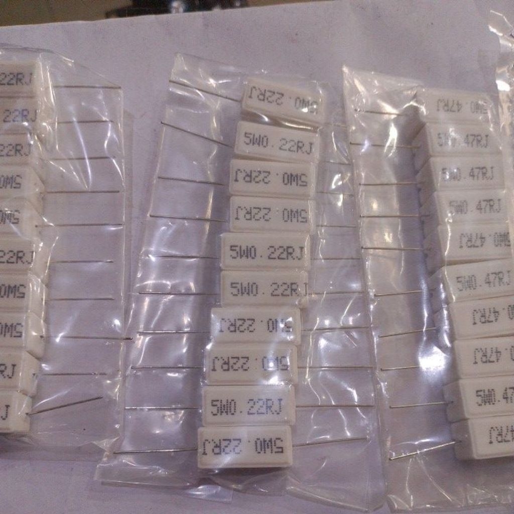 RESISTOR KAPUR 5WATT KOTAK/NOBLE