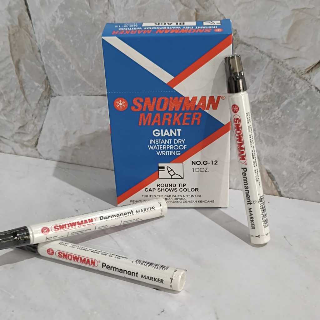 

ECER ( 1 BIJI ) Spidol Permanen Snowman