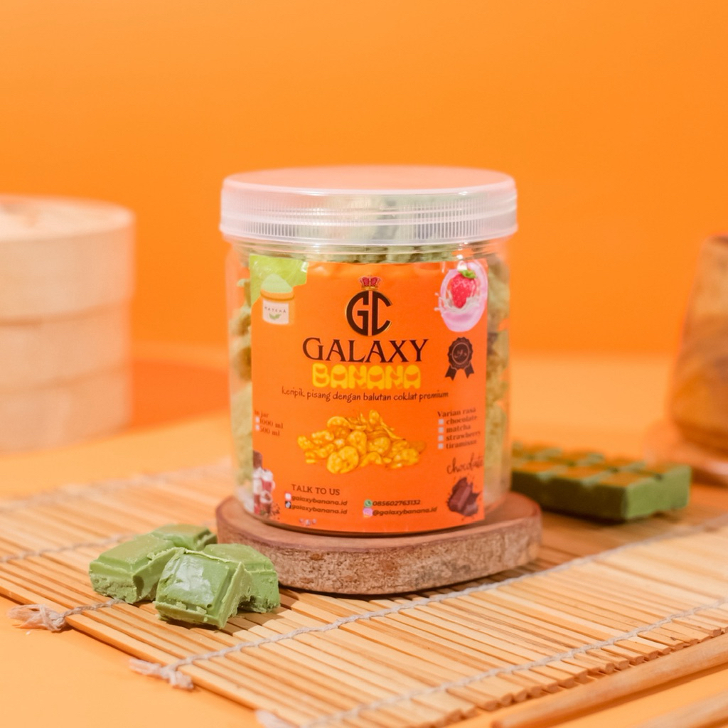 

pisang lumer premium 1000ml netto 300gr , keripik pisang rasa