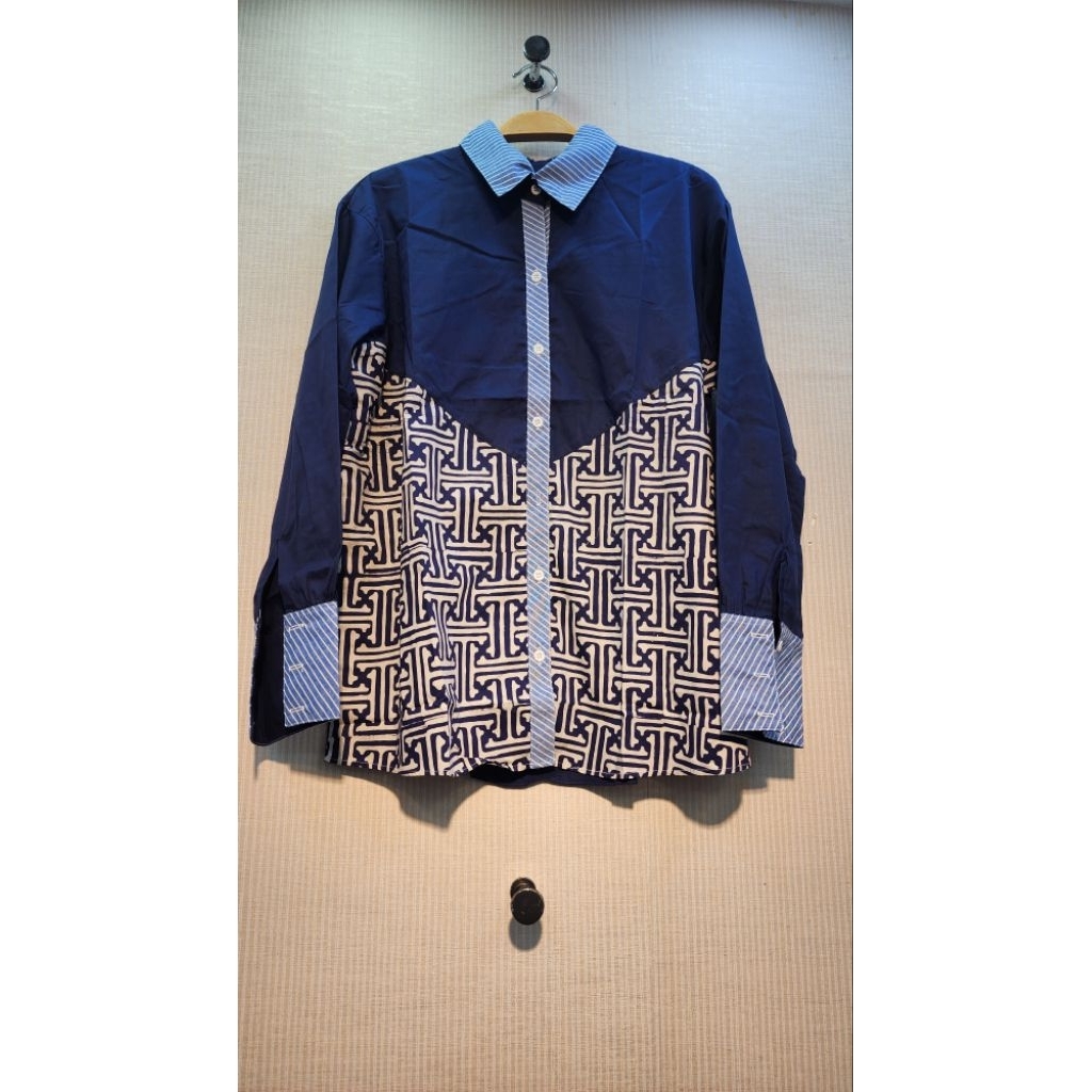 KLO Kemeja Batik Wanita Rum Fashion# Yenzcollection Batik Shirt