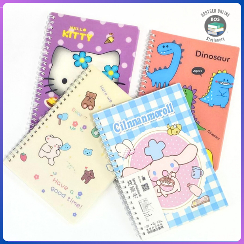 

BOS Buku Tulis Spiral A5-45 Biasa/Buku Sekolah/Notebook Notepad/Buku Catatan
