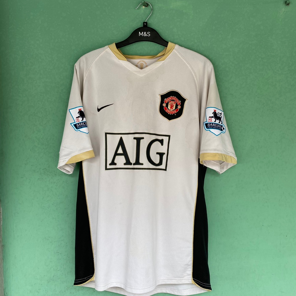 jersey original manchester united away 06/07 ronaldo
