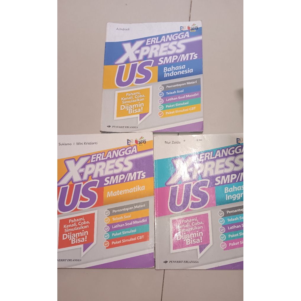 (MULUS) BUKU X-PRESS US MATEMATIKA, BAHASA INGGRIS, BAHASA INDONESIA, ILMU PENGETAHUAN ALAM KELAS 9 