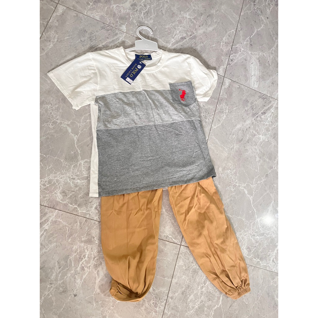 ONE SET ANAK COWO PLO RLPH