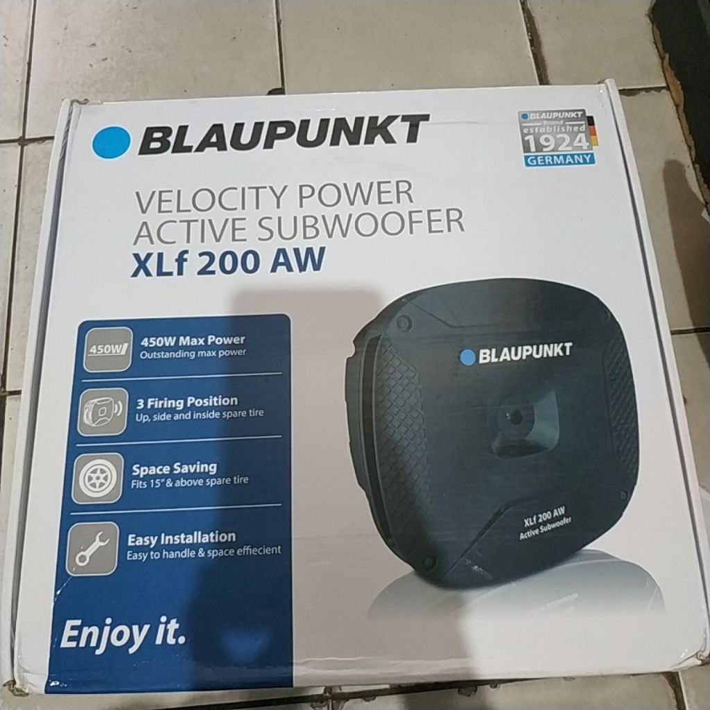 Subwoofer Aktif Blaupunkt XLF 200 AW - Subwoofer Ban serep Aktif Blaupunkt XLF 200 AW - Blaupunkt Su