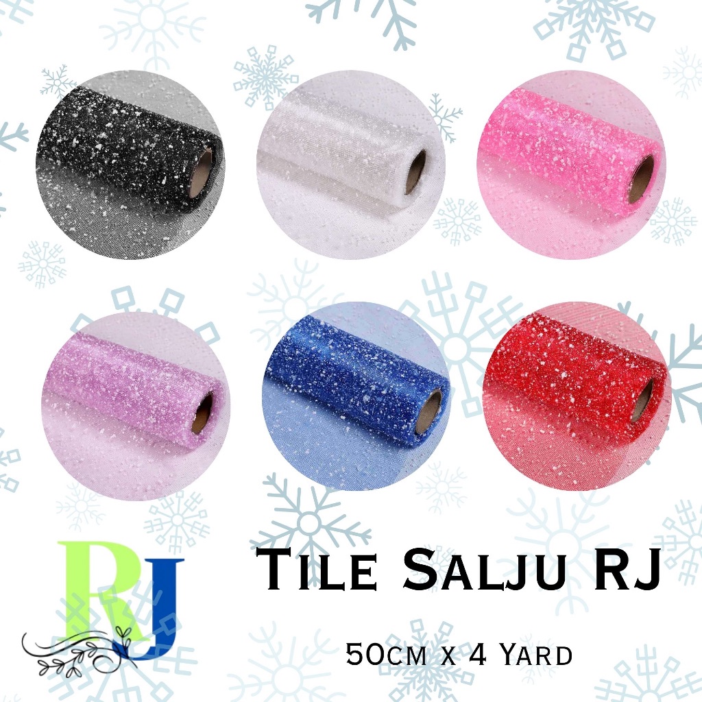 

Kain Tile Salju / Snow Tile Roll / Snowy Wrapping Paper