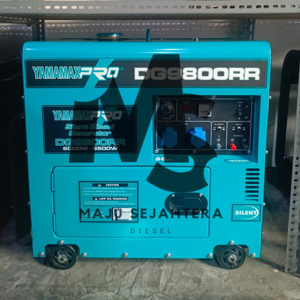 GENSET SILENT YAMAMAX DG9800RR 1 PHASE 6000 WATT