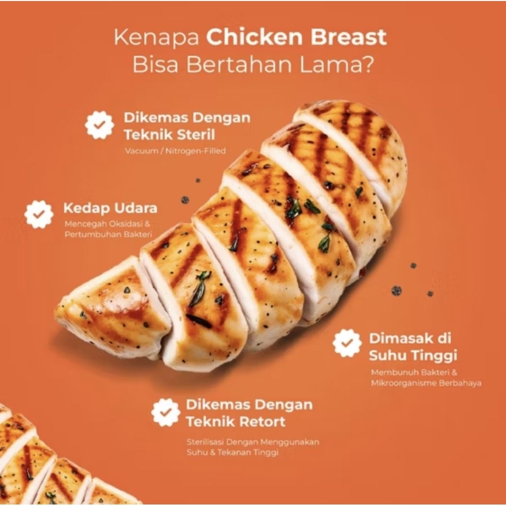 

Nutrimotion Dada Ayam Tinggi Protein ready to eat, Black paper