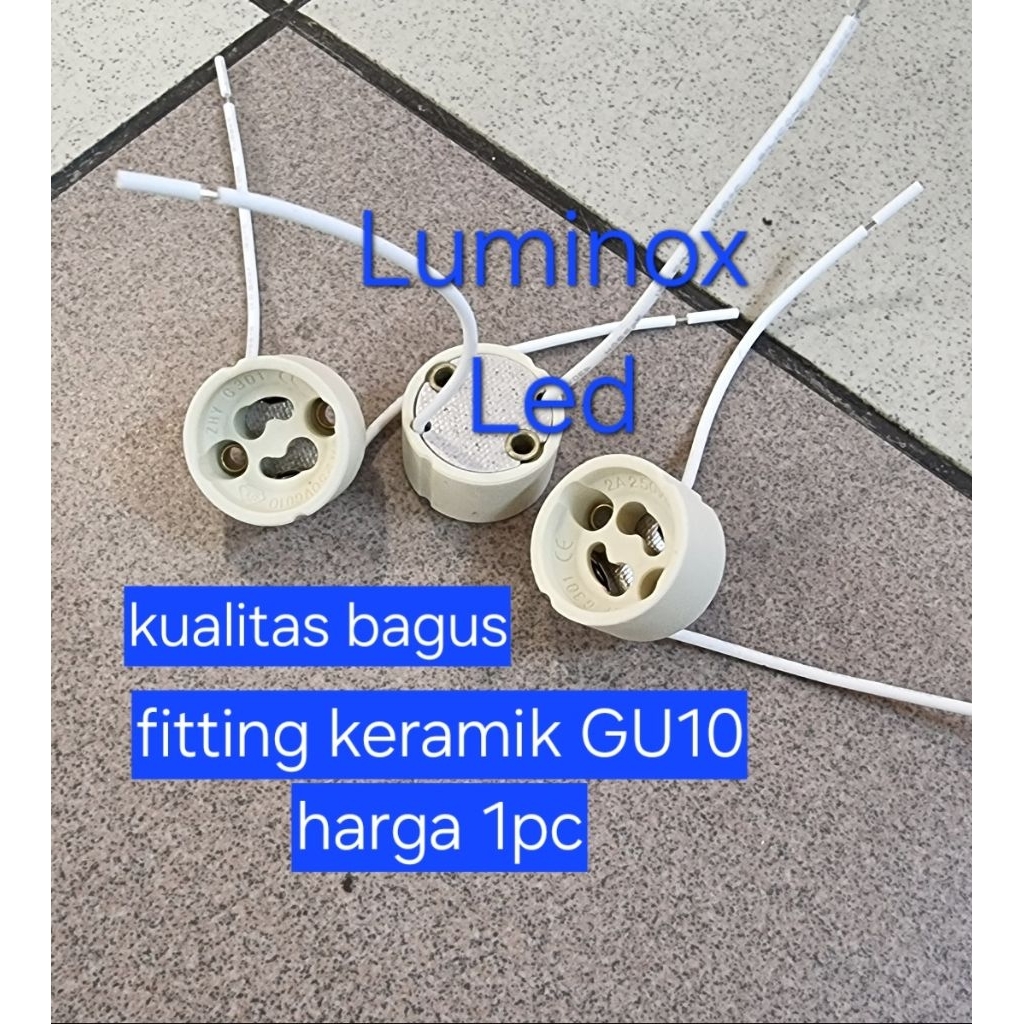 fitting halogen GU10 / holder fitting lampu gu10 gu 10