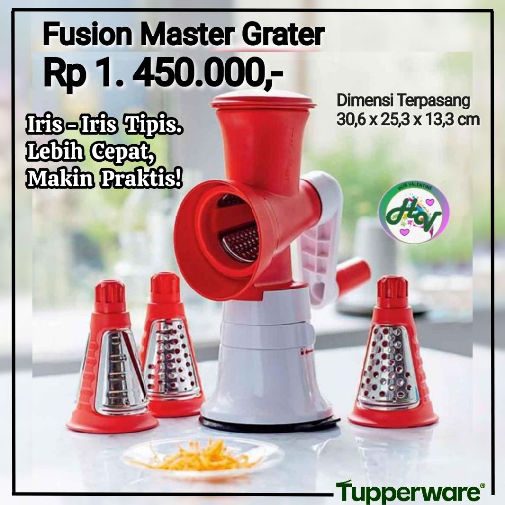 Fusion Master Grater Tupperware