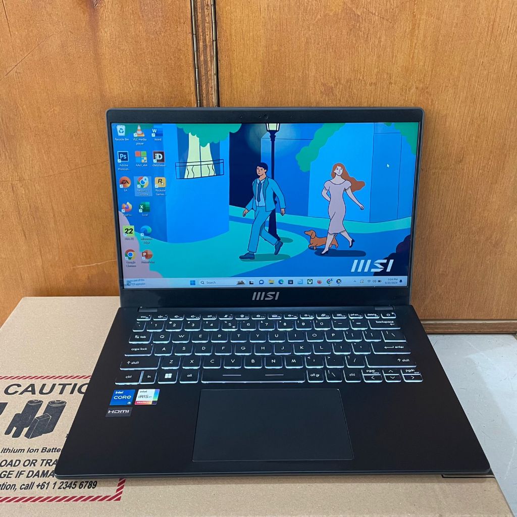 Laptop MSI Modern 14 C11M, Intel Core i5 - 1115G7, 8/512GB, Grey, BERGARANSI