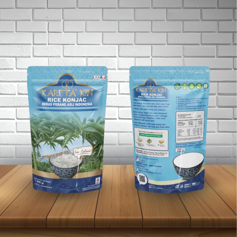 

Beras Porang Kareta Kin Konjac Rice 1 kg