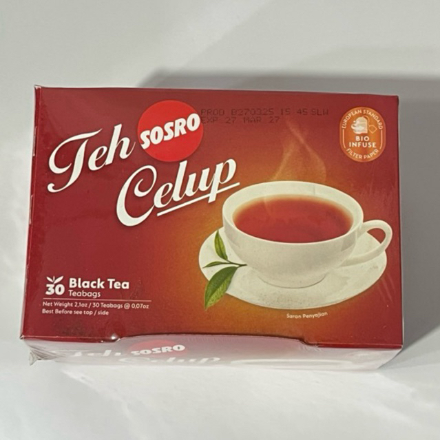 

Teh Celup Sosro 30 Kantong | Teh Hitam Asli Pilihan | Promo Fresh Buah Amanah