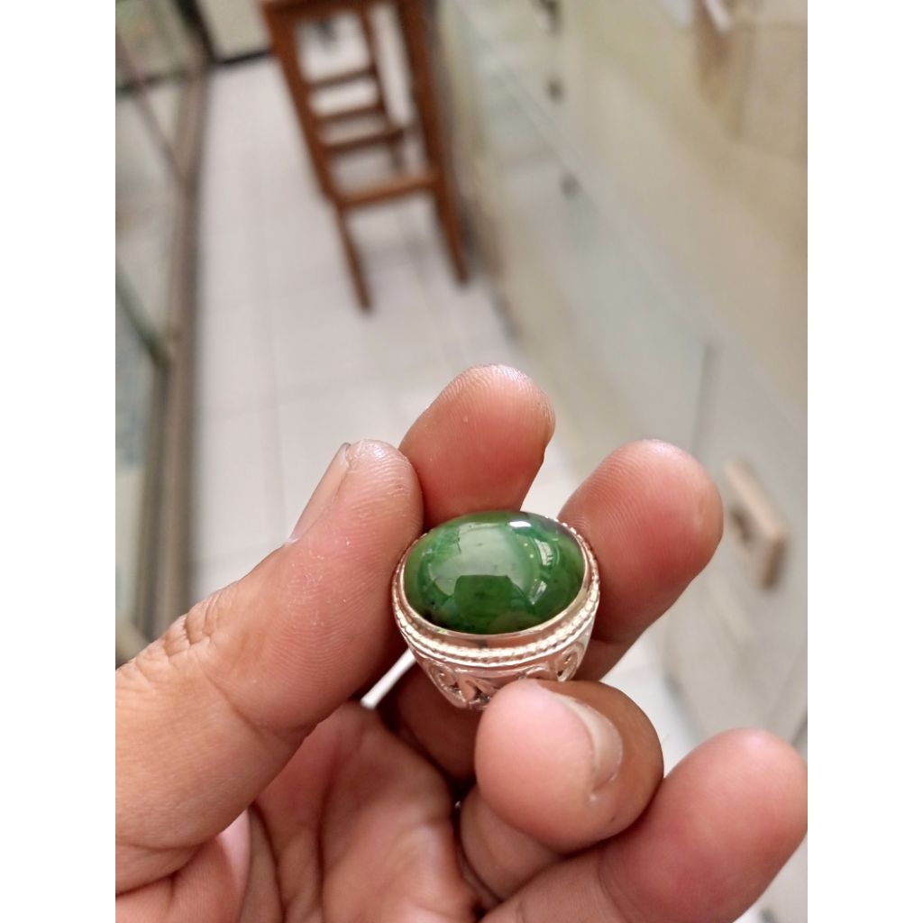 Batu giok aceh nefrid jade asli