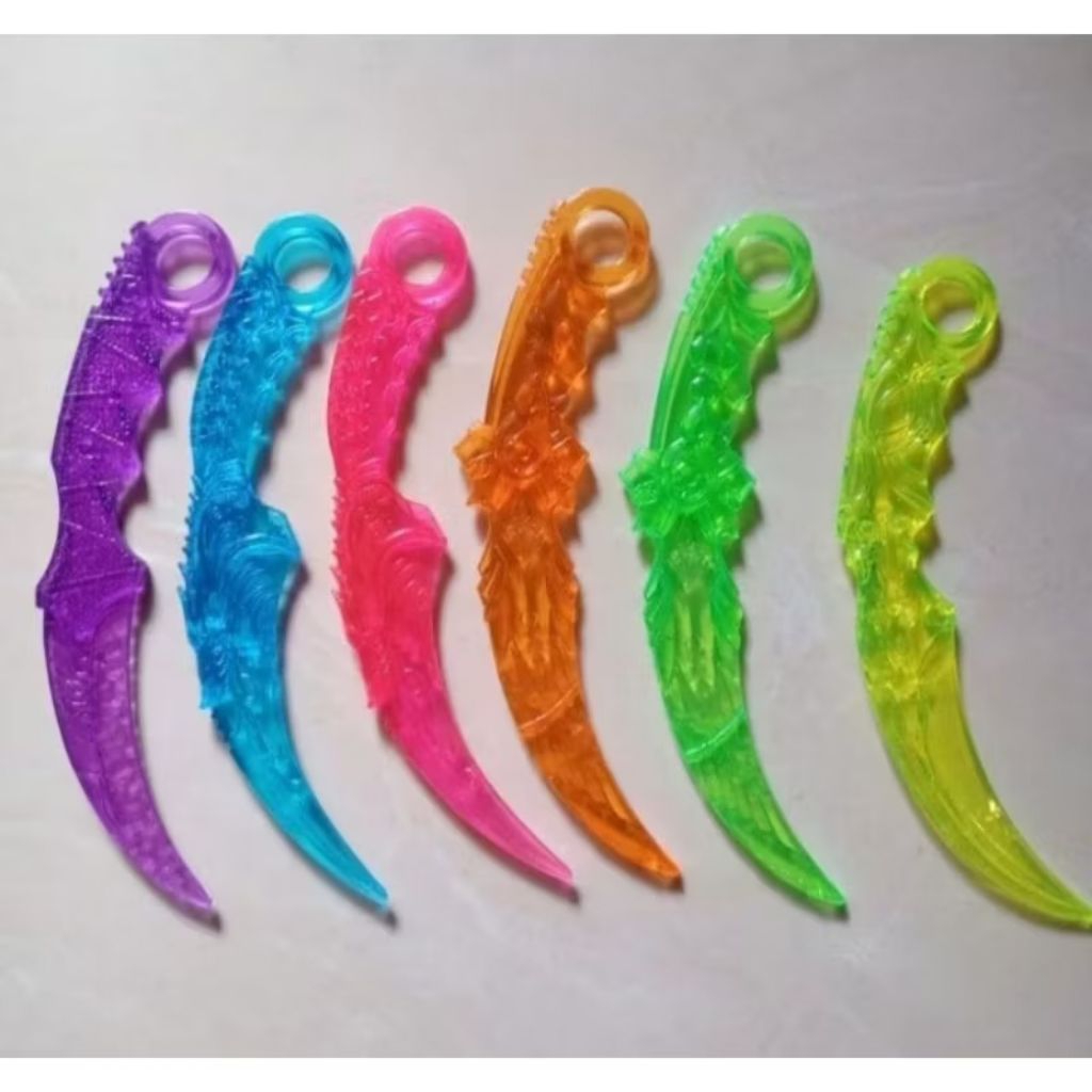 1 PCS Mainan Karambit Besar Mainan Senjata Naruto Karambit