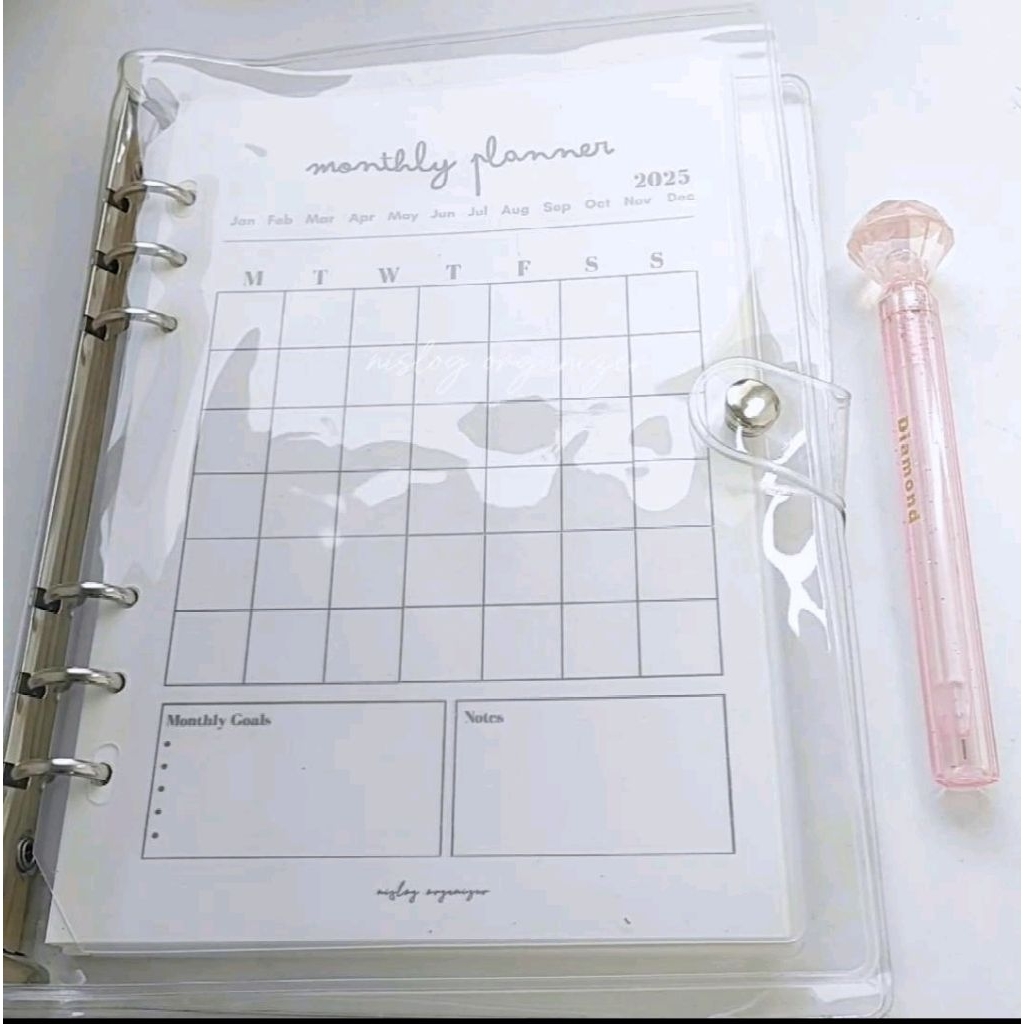 

Kertas refill aesthetic planner nislog organizer tanpa cover