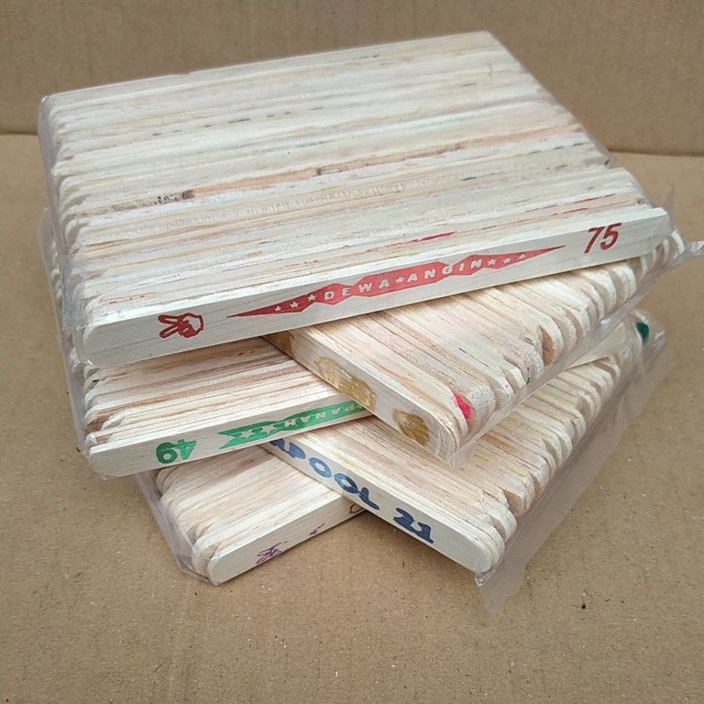 Grosir 1 sachet Mainan Stik gambar sablon Stick gebrak enteng