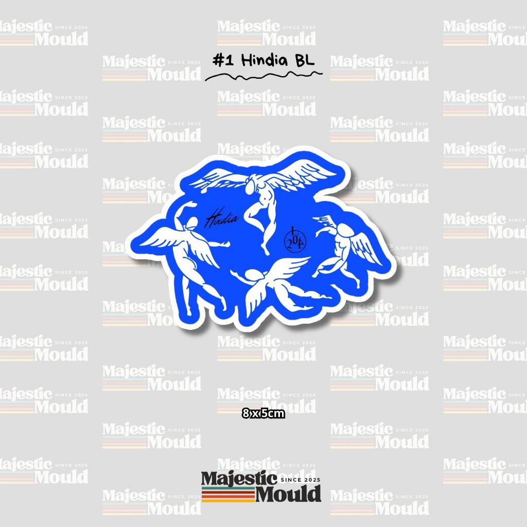 

#Vol1 Hindia–Stiker Band Vinyl Glossy | Tahan Air & Luntur (Laptop/Helm/Tumbler/dan media lainnya)