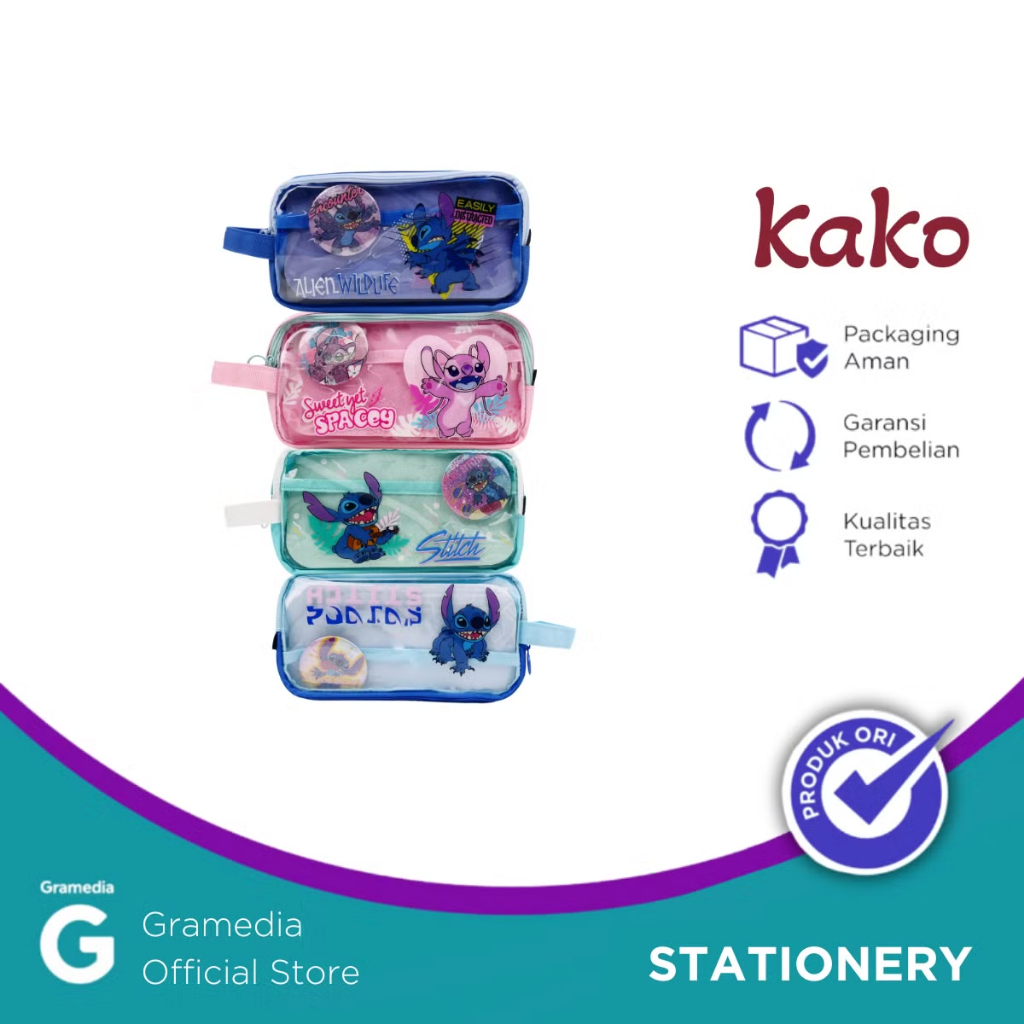

Gramedia Tunjungan : Kako Stitch Series Large Pencase Dsnr07117