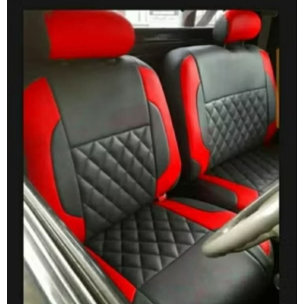 Cover jok mobil kijang pickup kapsul kepala terpisah