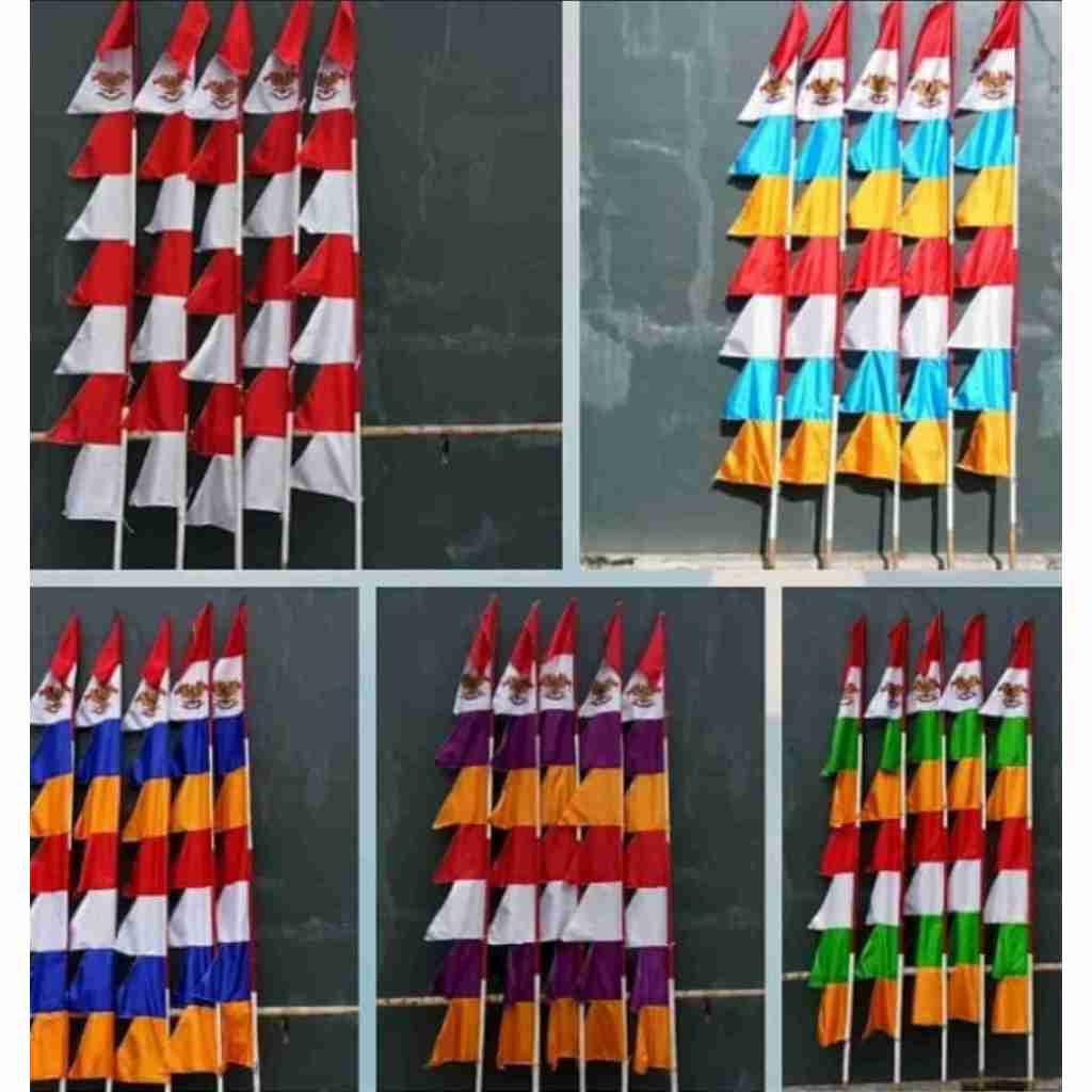 PAKET USAHA UMBUL UMBUL LIMA KODI ISI 100 PCS GLOSIR UMBUL UMBUL 17 AGUSTUS PAKET USAHA 5KODI UMBUL 