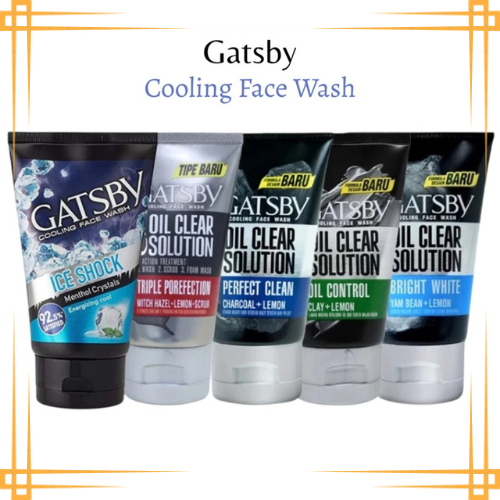 Gatsby Cooling Face Wash 100g/Pembersih Wajah