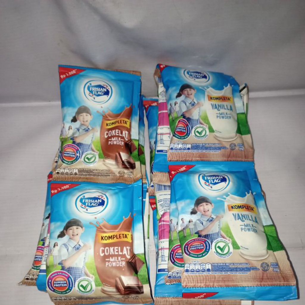 

Susu Bubuk Frisian Flag Coklat dan Vanilla 30gr