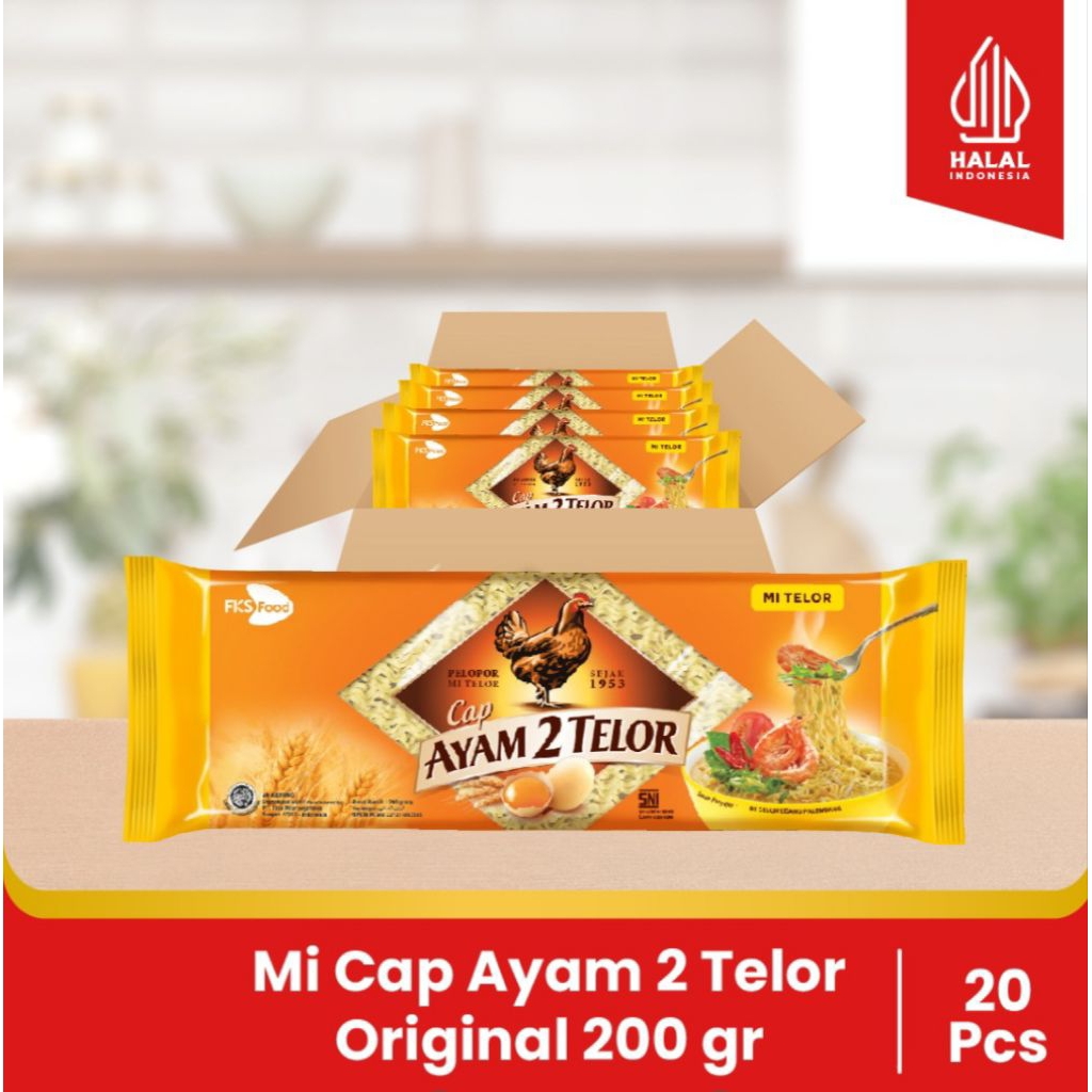 

Mi Cap Ayam 2 Telor - Original - 1 Karton - 20 Pcs- 200gr