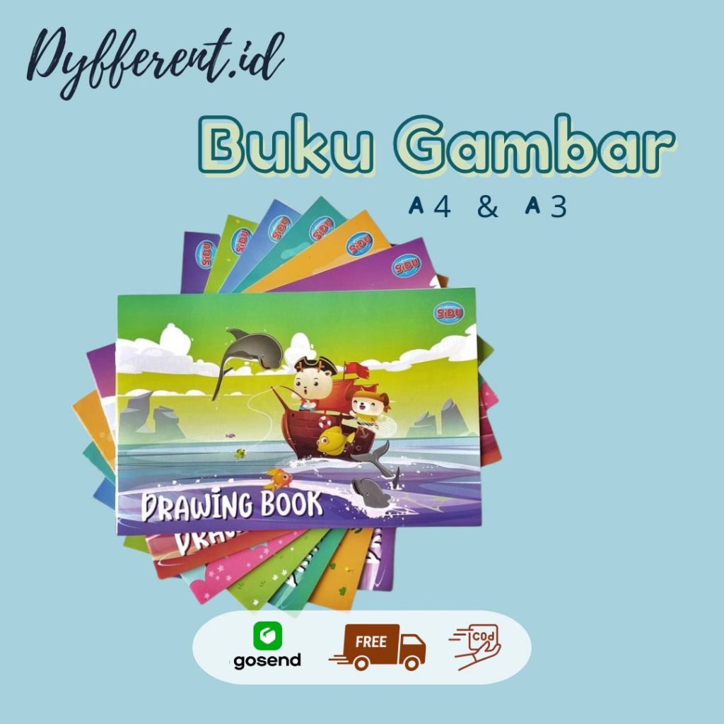 

BUKU GAMBAR A4 & A3//BUKU GAMBAR