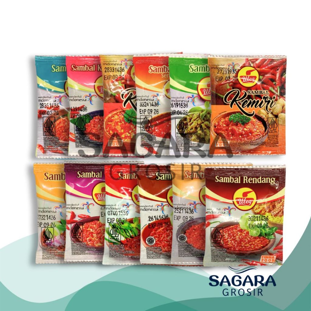 

VARIAN LENGKAP Sambal Uleg Finna Renceng 10 pcs Sambel Ulek All Variant Murah