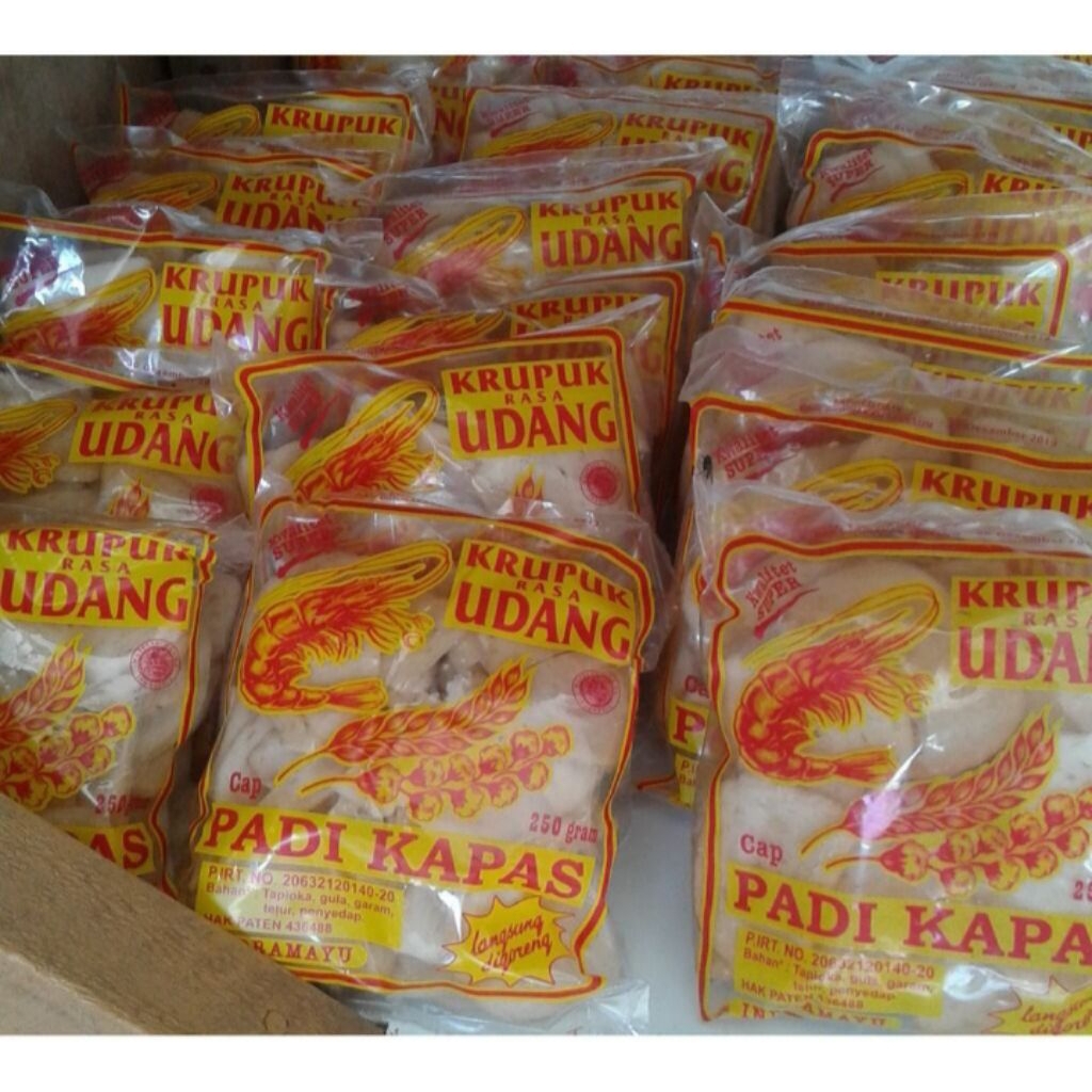 

KERUPUK UDANG PADI KAPAS 250GRAM KHAS KOTA INDRAMAYU