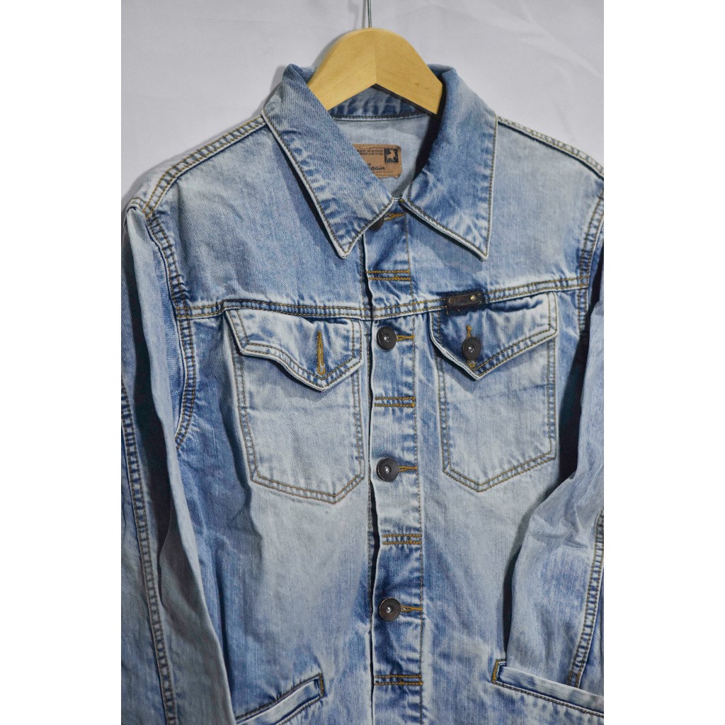 JAKET LOIS ORIGINAL // JAKET DENIM LOIS ORIGINAL // [[UKURAN L]]