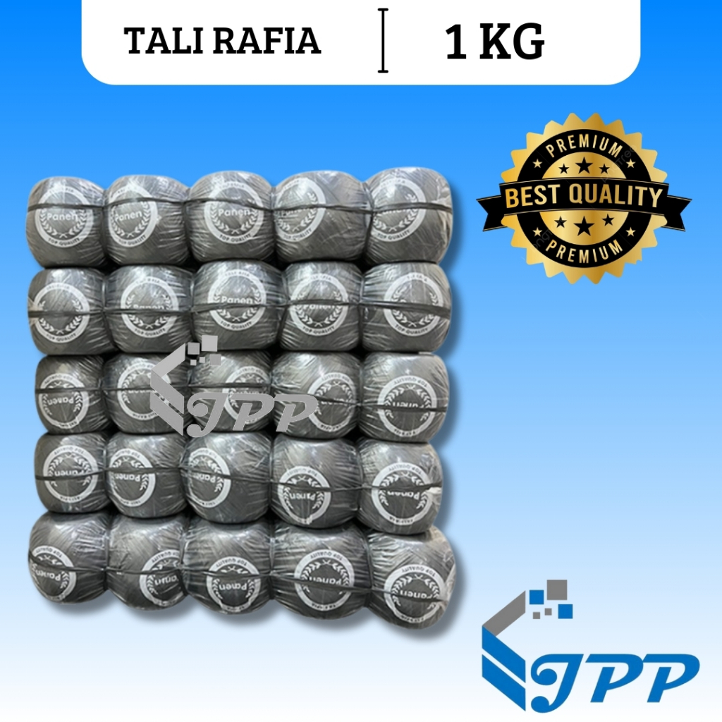 

TALI RAFIA HITAM 1 KG SUPER PANEN TEBAL DAN KUAT / TALI PLASTIK PENGIKAT BARANG PALING MURAH EKONOMIS