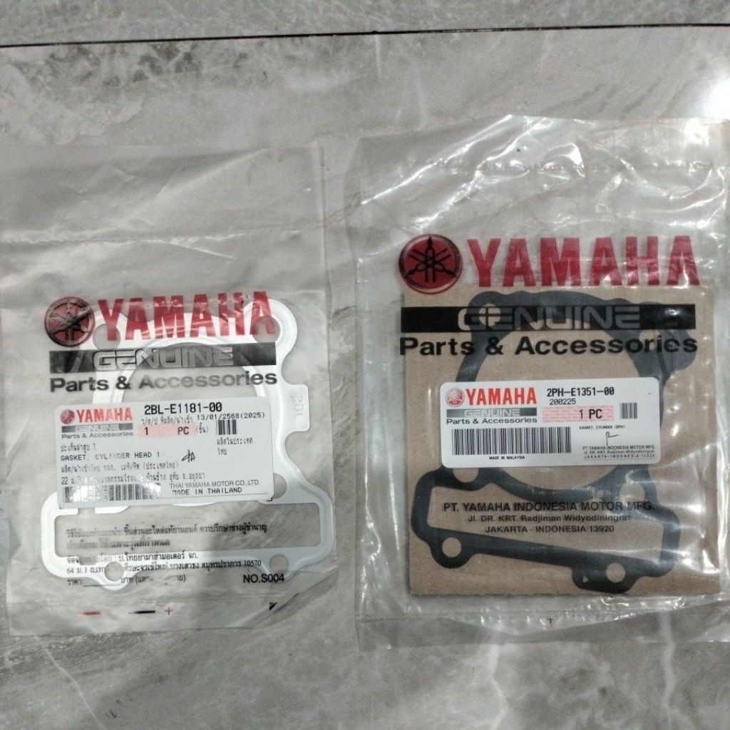 1PAKING BLOK HEAD SET MIO M3  2PH-E1351-00/2BL-E1181-00