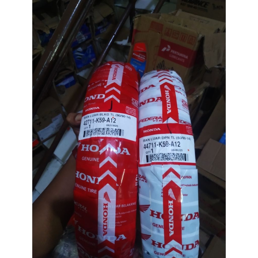 PAKET MURAH BAN DEPAN/ BELAKANG HONDA BEAT/VARIO 125-150