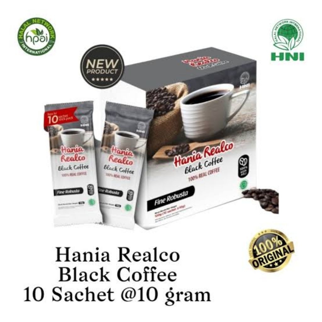 

HANIA REALCO BLACK COFFEE FINE ROBUSTA 10sct