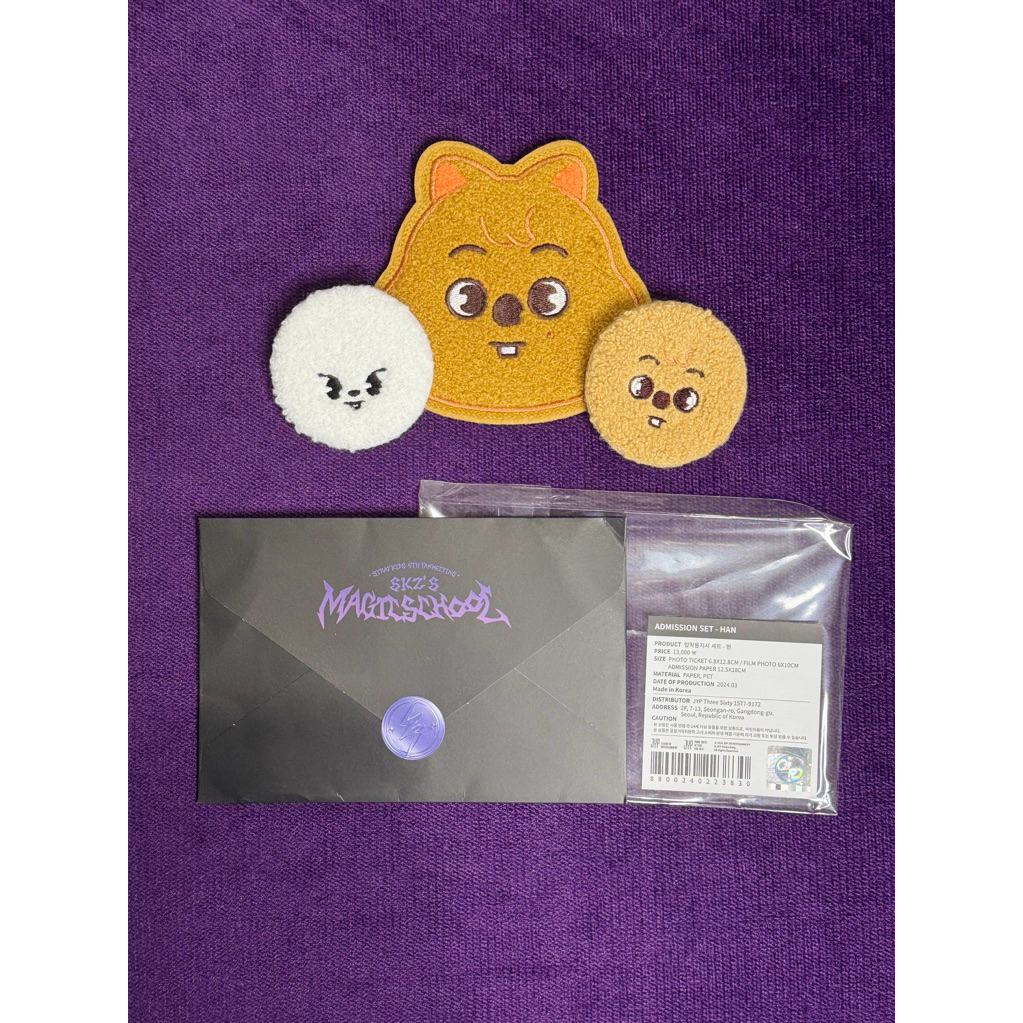 (READY STOCK) STRAY KIDS MAGIC SCHOOL MERCHANDISE ADMISSION SET HAN