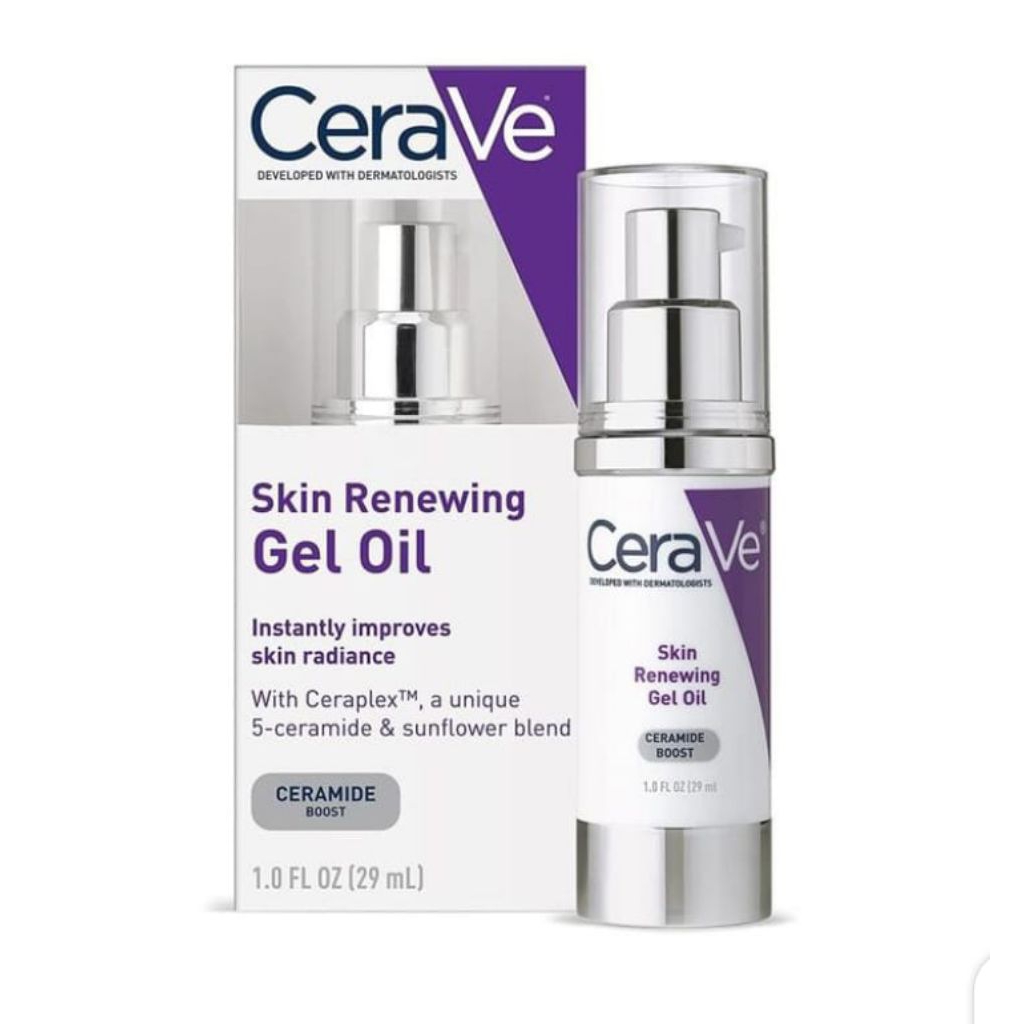 CeraVe Skin Renewing Gel Oil Face Moisturizer Fragrance free 29 ml