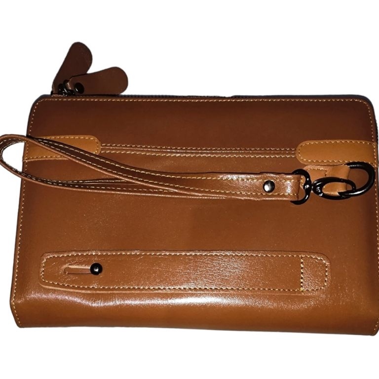 KODE E69E Hand bag pria kulit asli full up garut punya