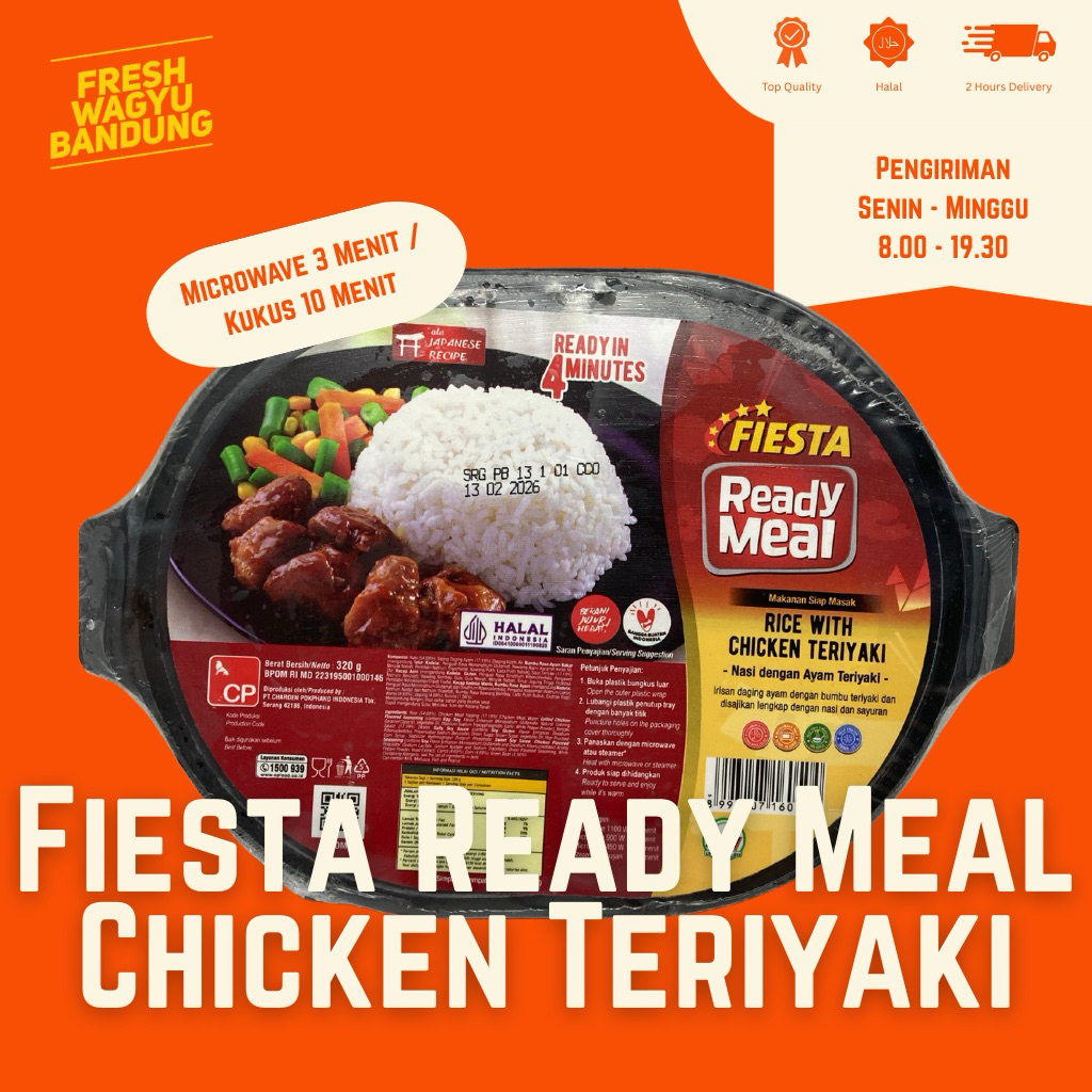 

FIESTA READY MEAL CHICKEN TERIYAKI RICE Nasi Ayam Saus Teriyaki Instan 320g