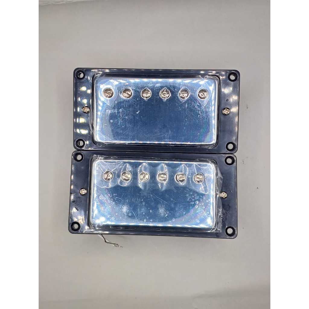 Pickup Guitar Humbucker Jinwoo Gibson Les Paul 1702 Kaleng Chrome