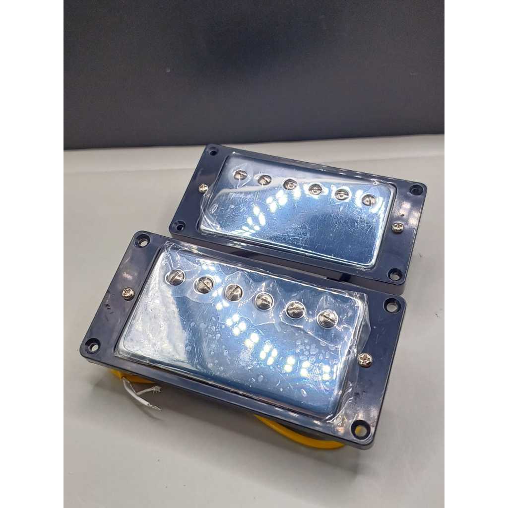 Pickup Guitar Humbucker Jinwoo Gibson Les Paul 1702 Kaleng Chrome