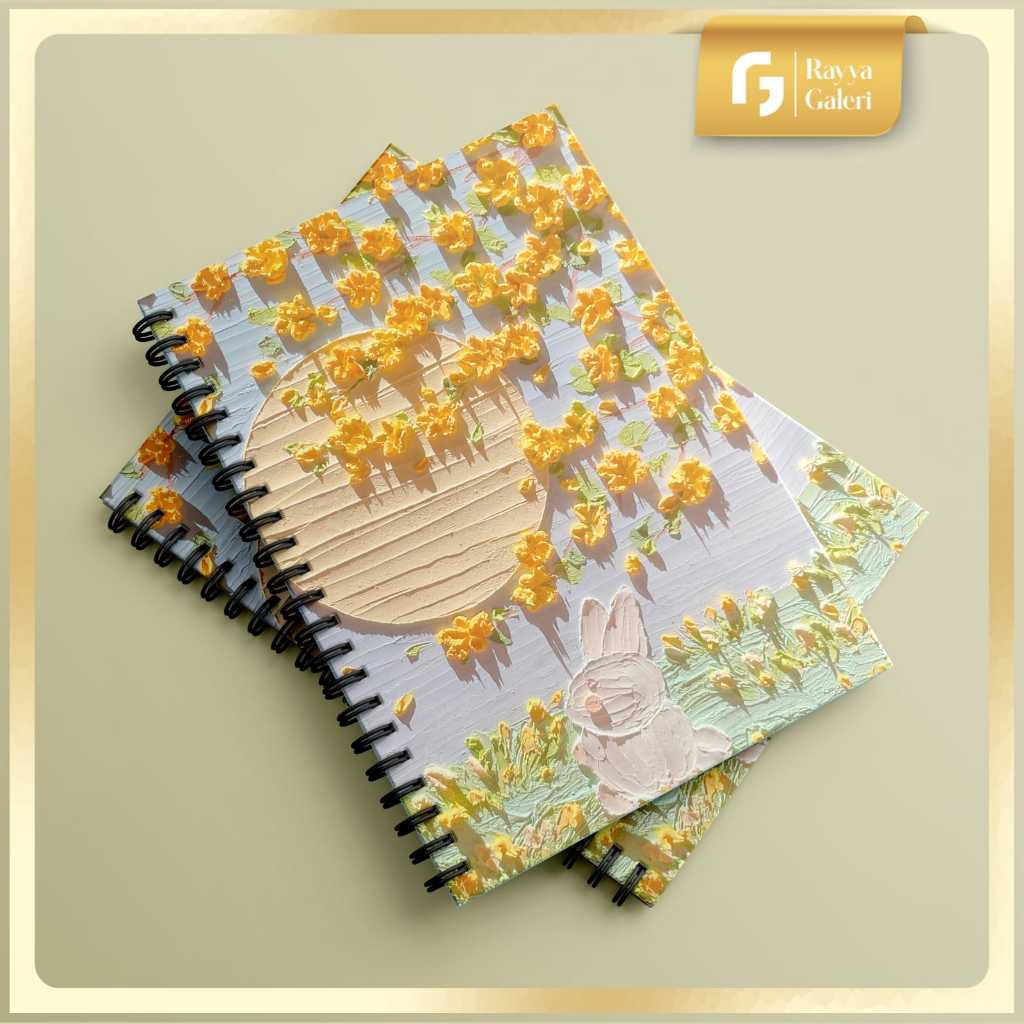 

Notebook Spiral A5 Buku Diary Aesthetic Buku Tulis Harian Double Ring spiral isi 50 100 halaman