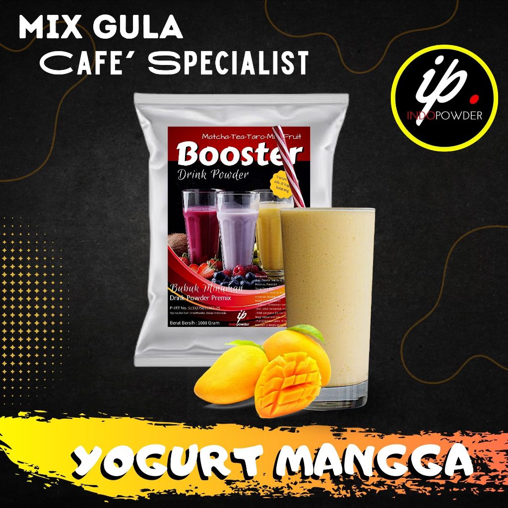 

IP Jakarta - Bubuk Minuman rasa YOGURT MANGGA 1Kg untuk Cafe, Waralaba dan Usaha Minuman Kekinian
