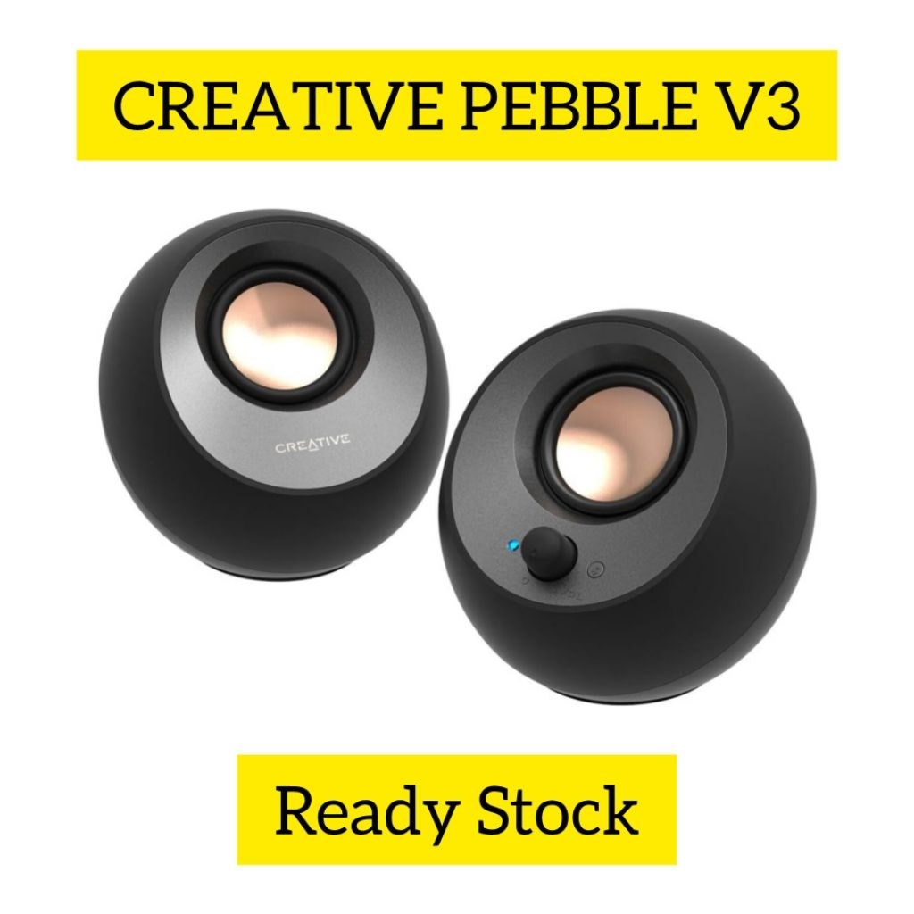 CREATIVE Pebble V3 USB-C Bluetooth Speaker For Gaming Multimedia