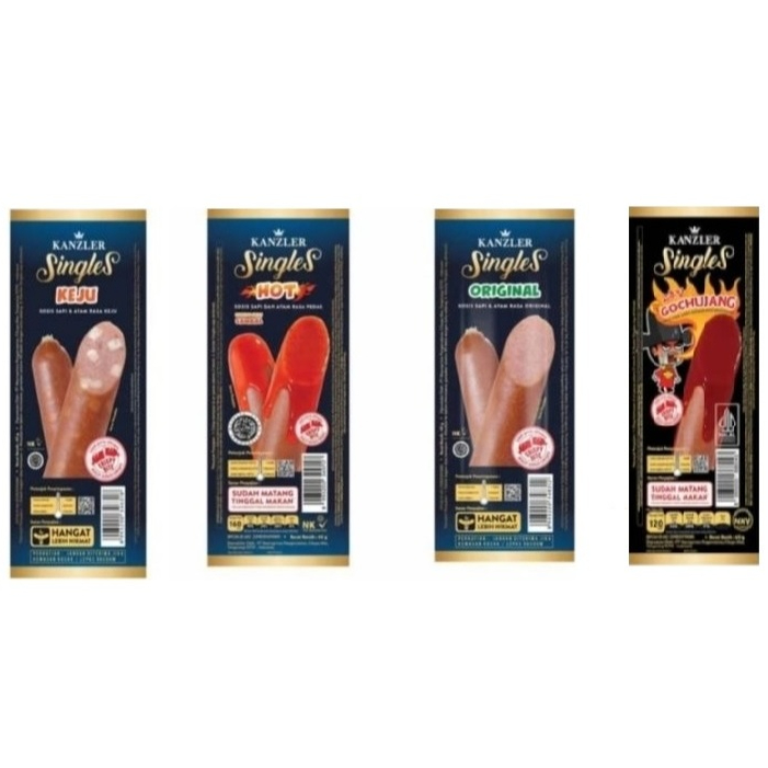

SOSIS KANZLER SINGLES KEJU/HOT/ORIGINAL/GOCHUJANG