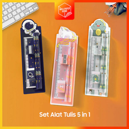 

TSM Set Pensil 5in1 Karakter Lucu Anak + Penghapus untuk Belajar Sekolah