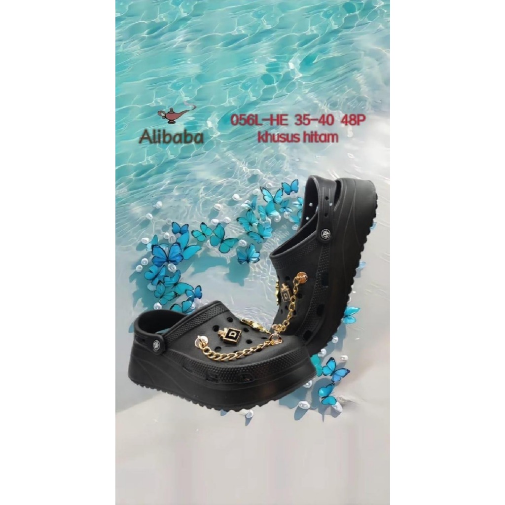 Sandal Sepatu Tinggi Variasi Alibaba 056 L