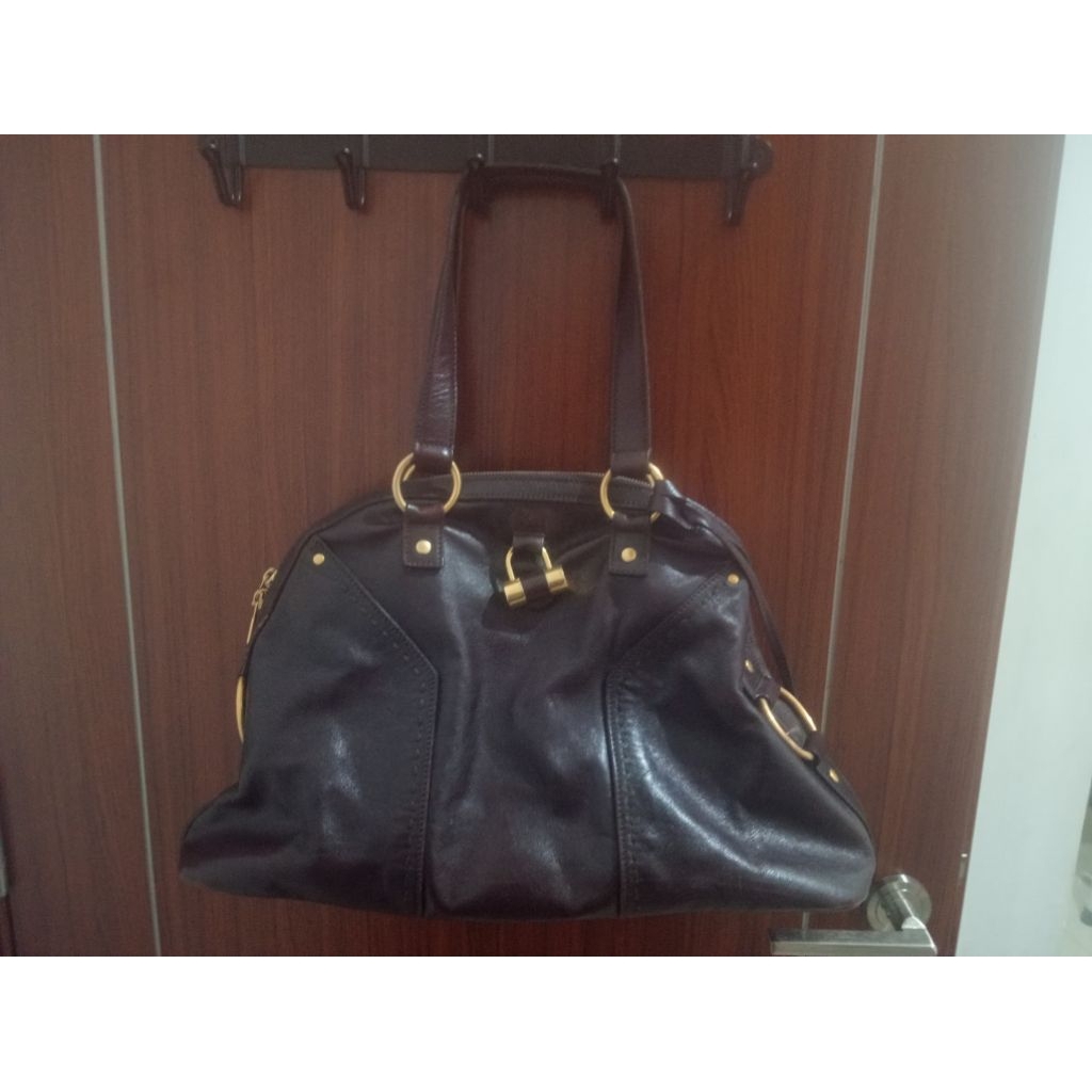 Tas Kulit Merk YvesSaintLaurent Asli